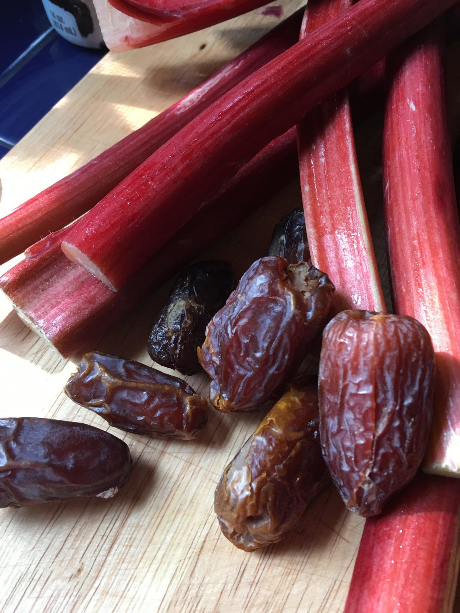 Dates and Rhubarb