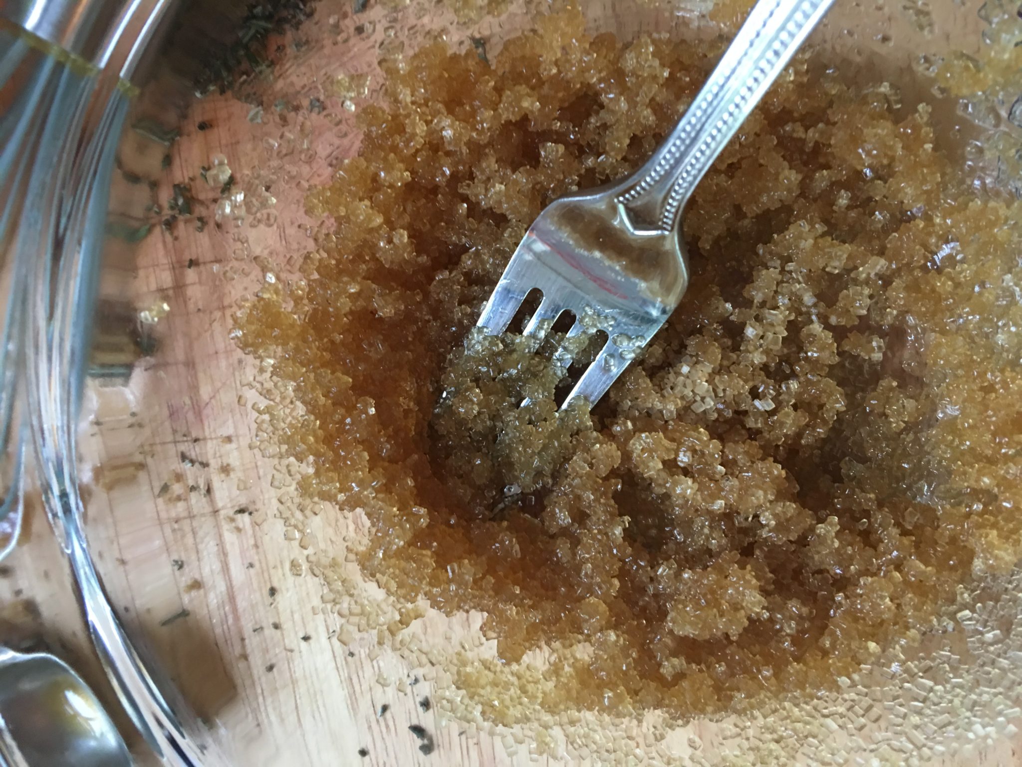 Melted Butter and Raw Sugar Muffin Topping