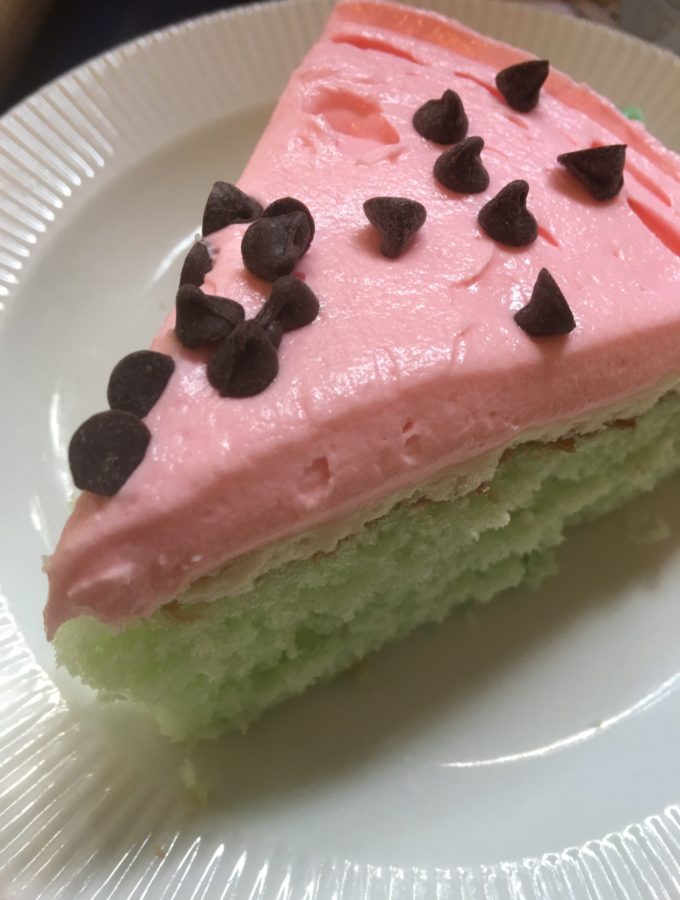 Watermelon Cake Slice