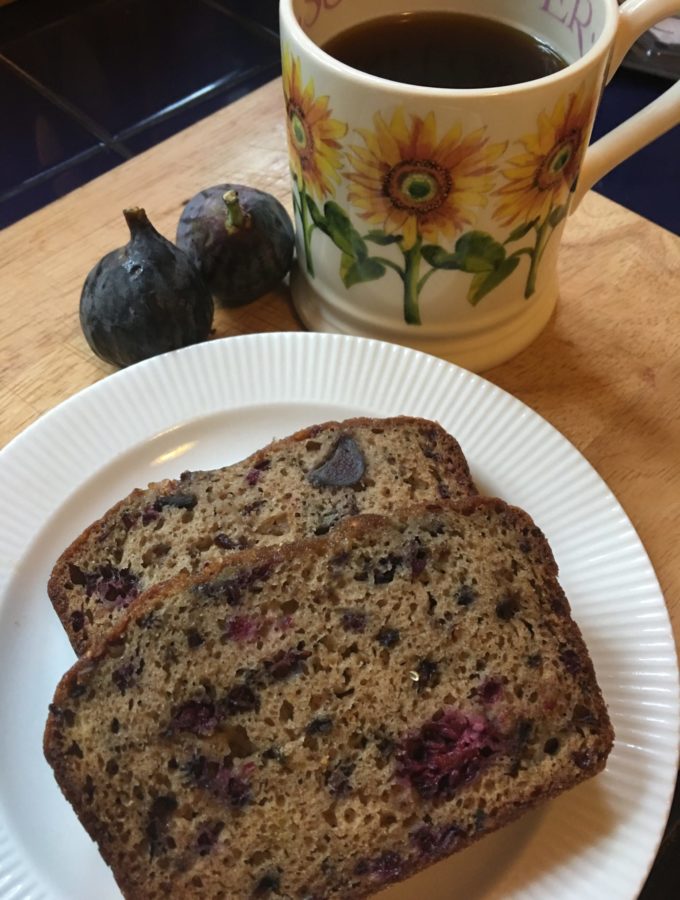 A Blackberry and Fig Quick Bread