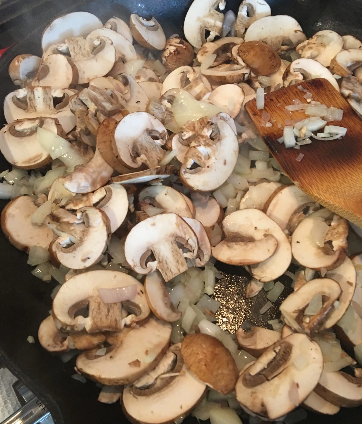 Sautéed onions and mushrooms