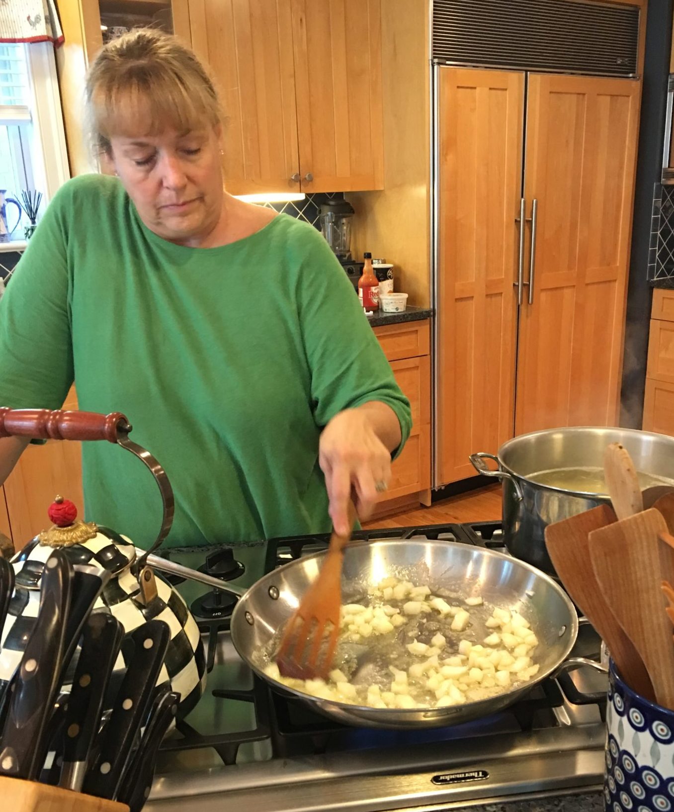 Woman cooking