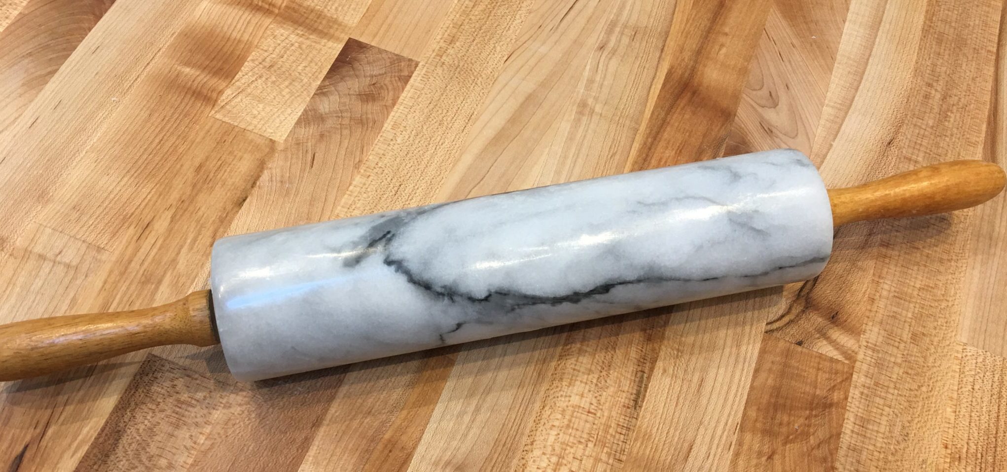 Rolling pin made of marble