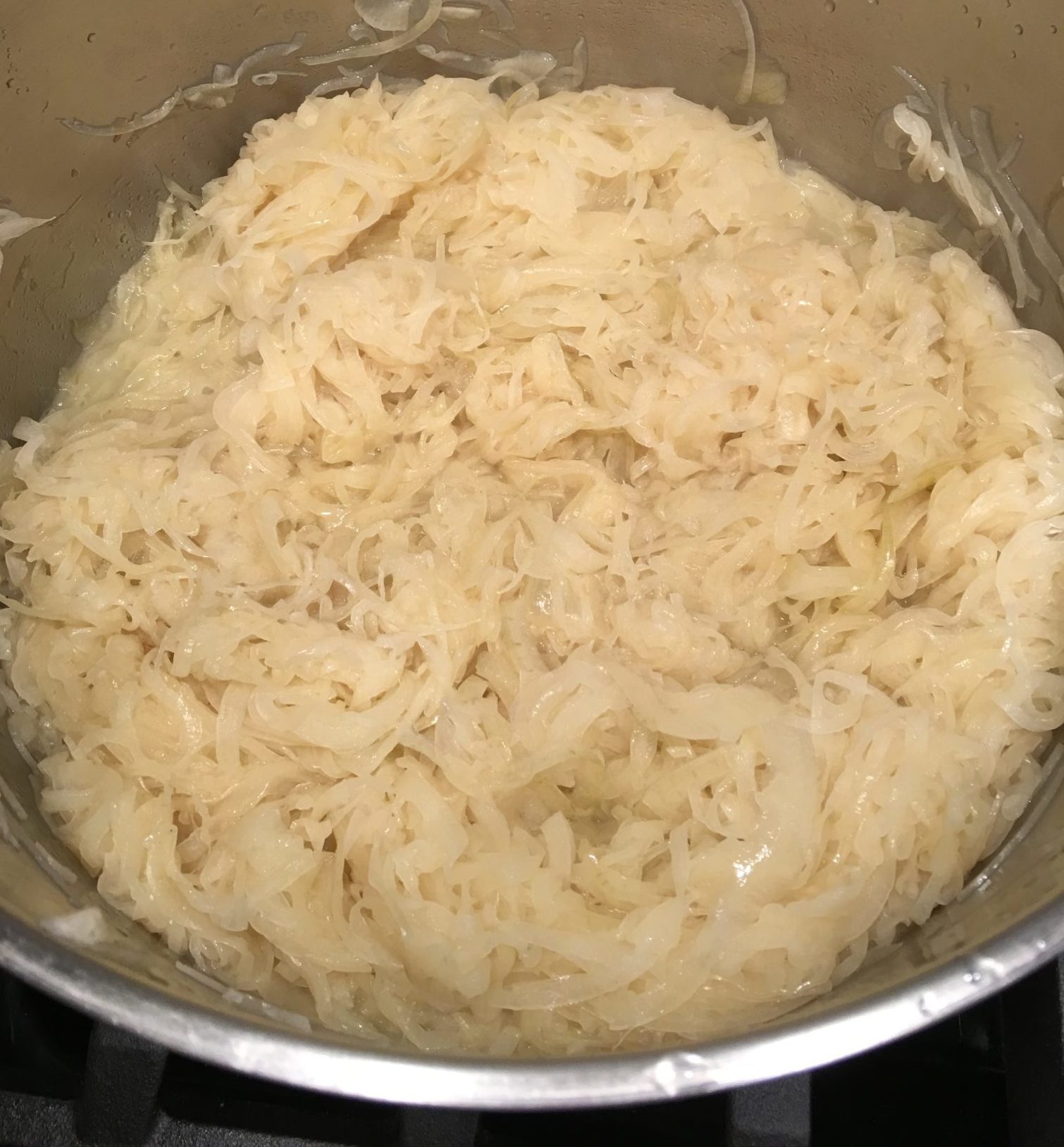 Caramelizing onions