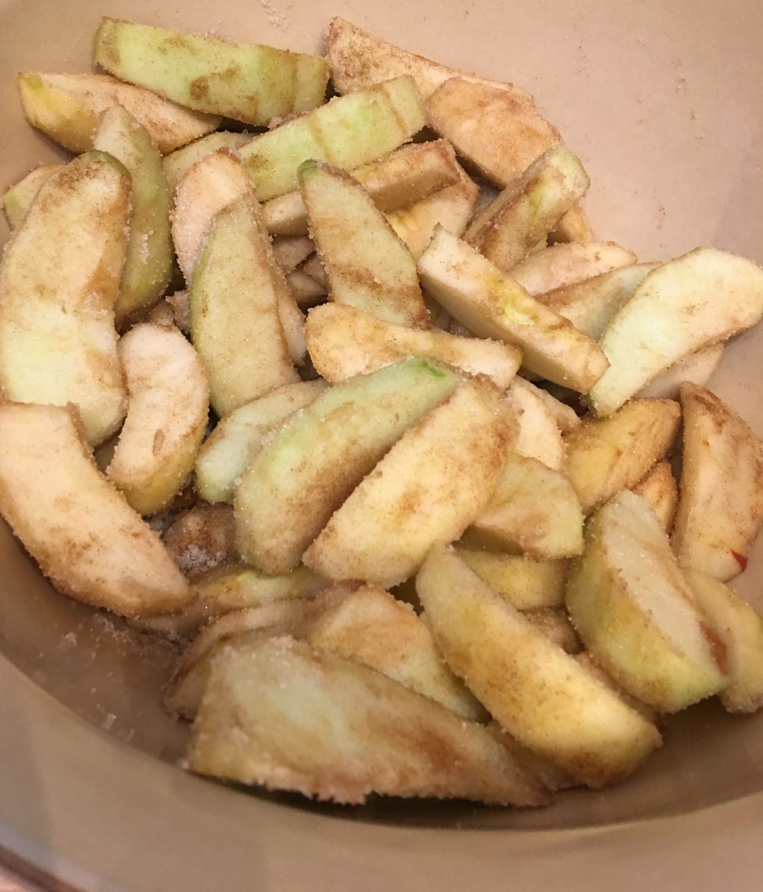 Apples in sugar and spices
