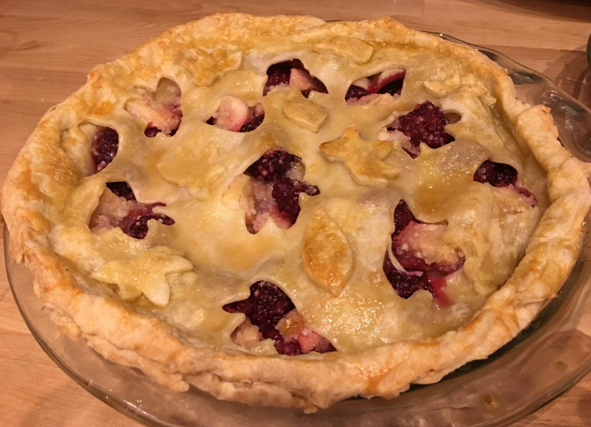 Blackberry Pear Pie