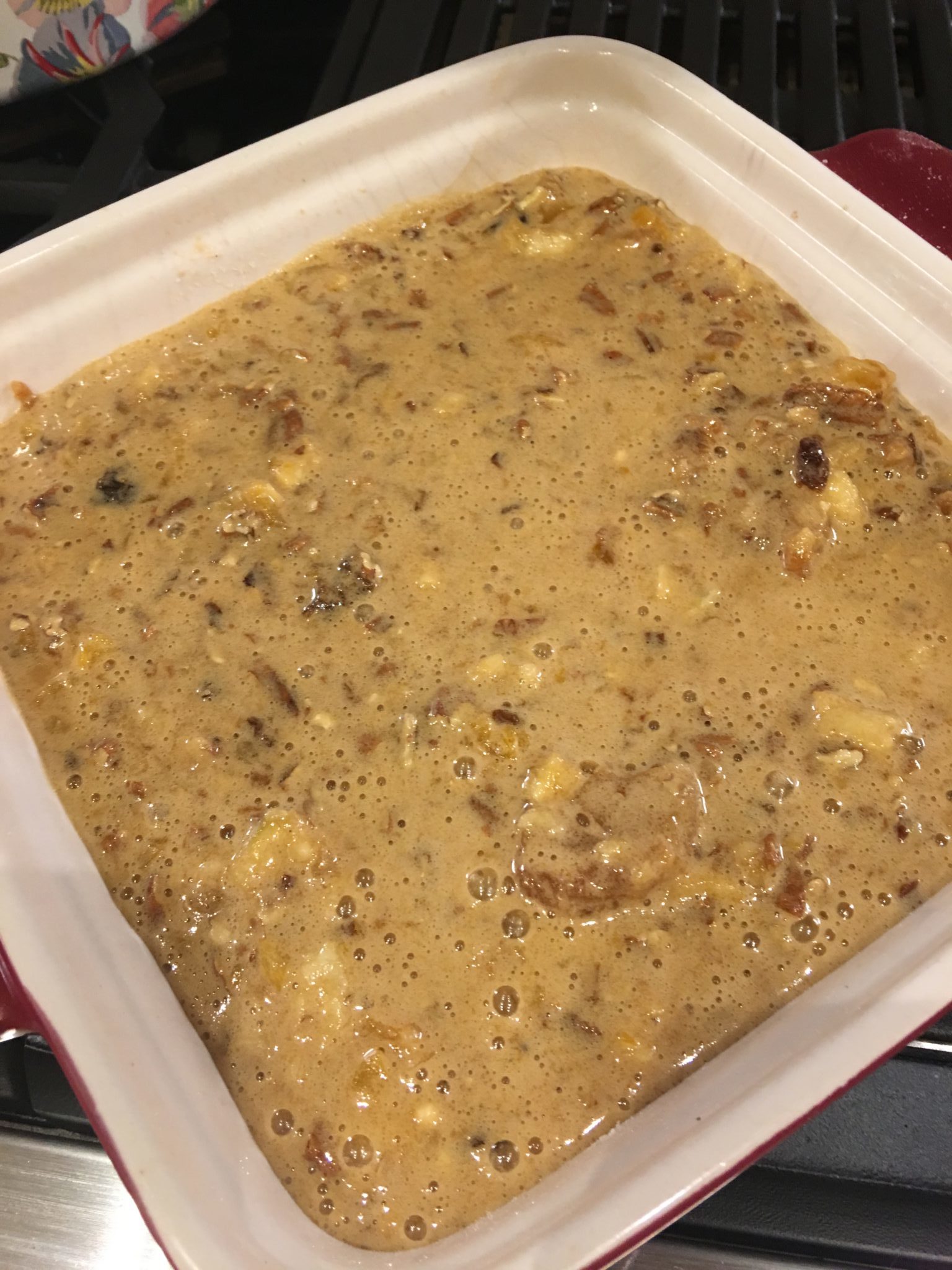 Fruit-nut bar batter