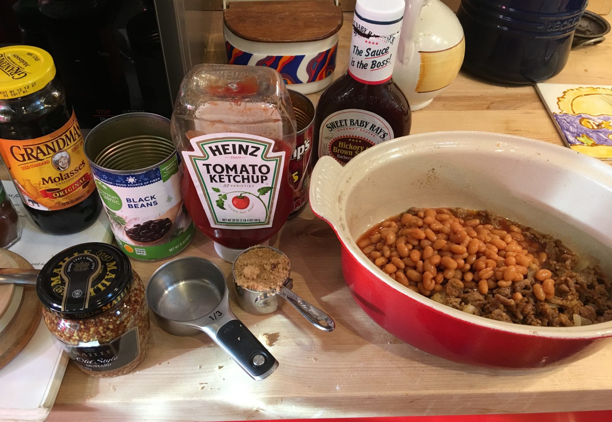 Spicy Baked Bean ingredients