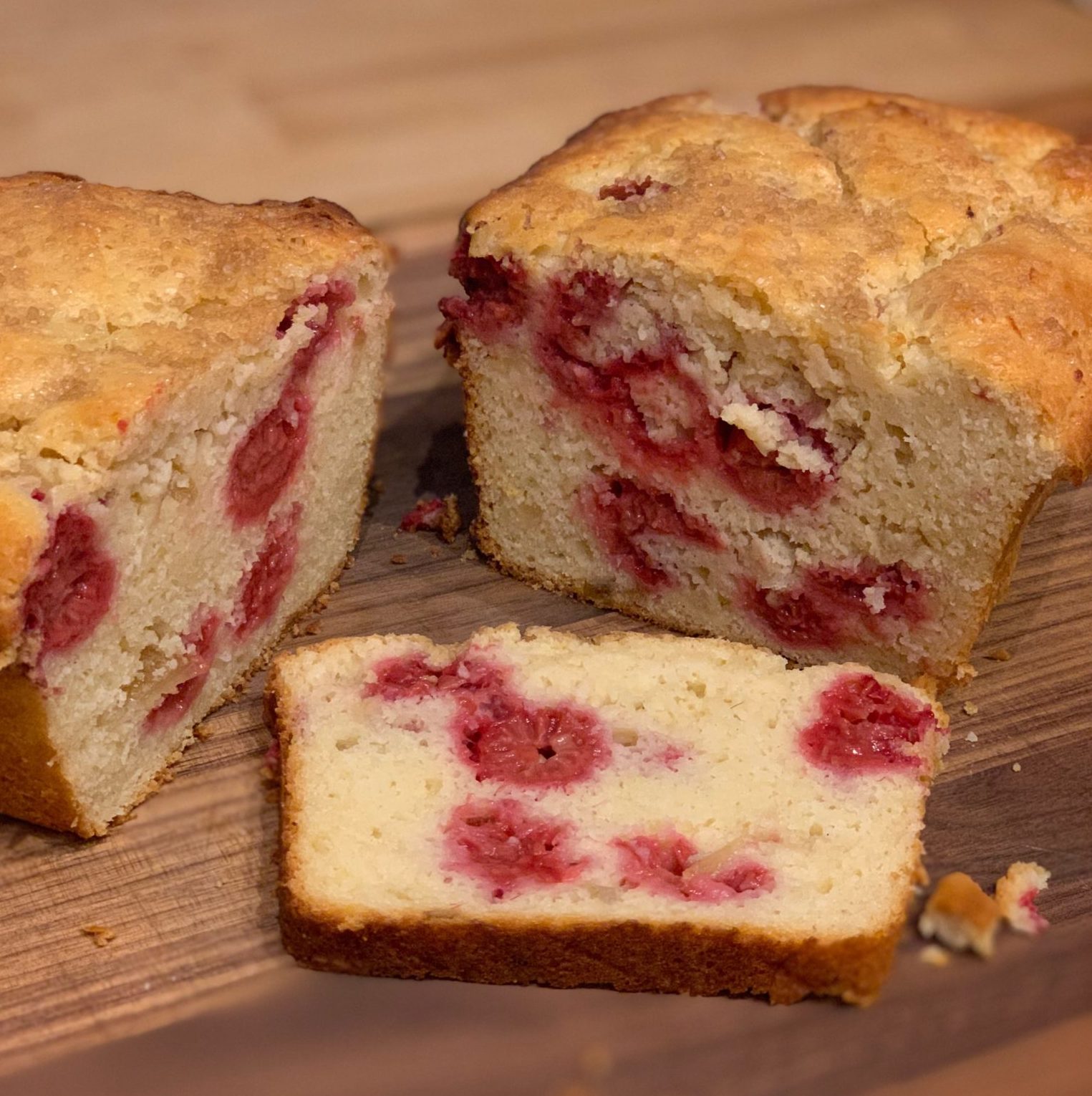 Lemon Raspberry Tea Bread