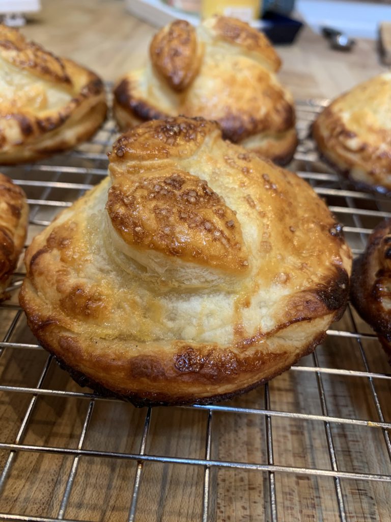 Finished pear hand pies