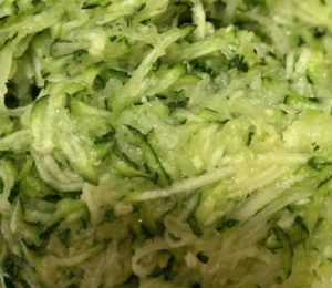 finely grated zucchini