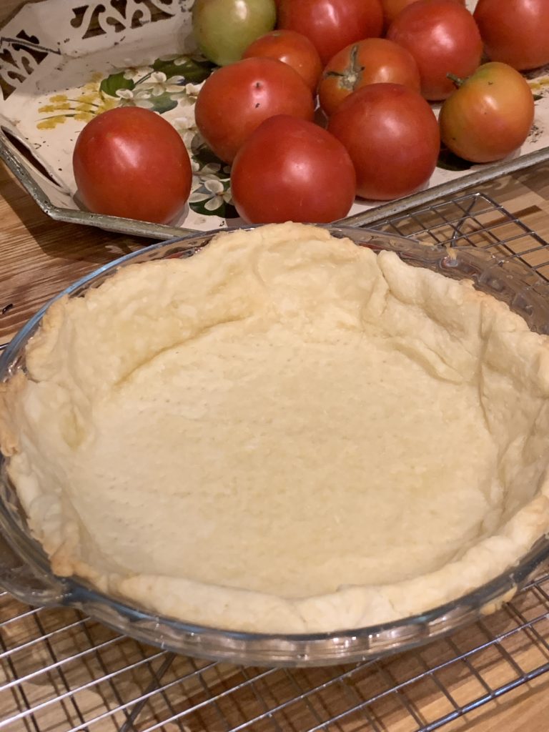 Pre-baked pie crust