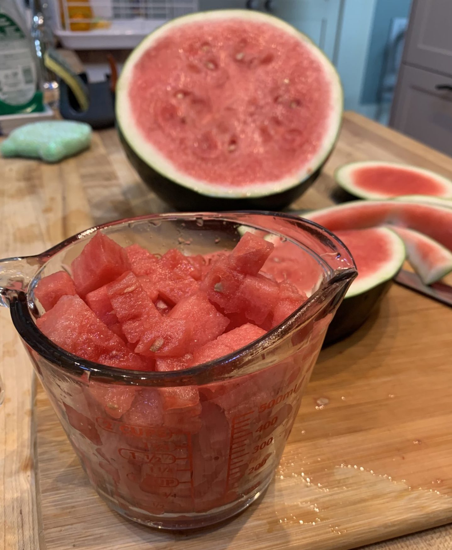 2 Cups Diced Watermelon A Woman Cooks In Asheville