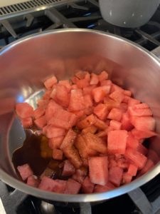 Watermelon glaze ingredients