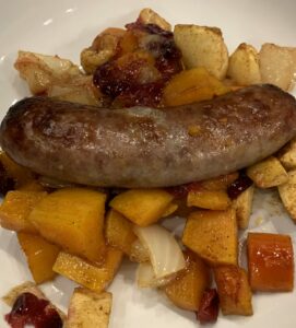 Bratwurst and Roasted Vegetables