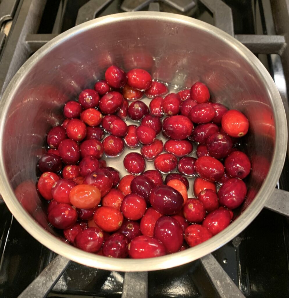 Cranberries in Simple Syrup