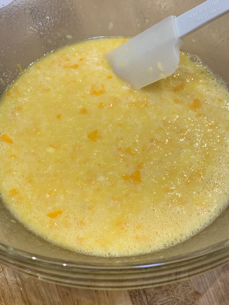 Filling for Meyer Lemon Bars.