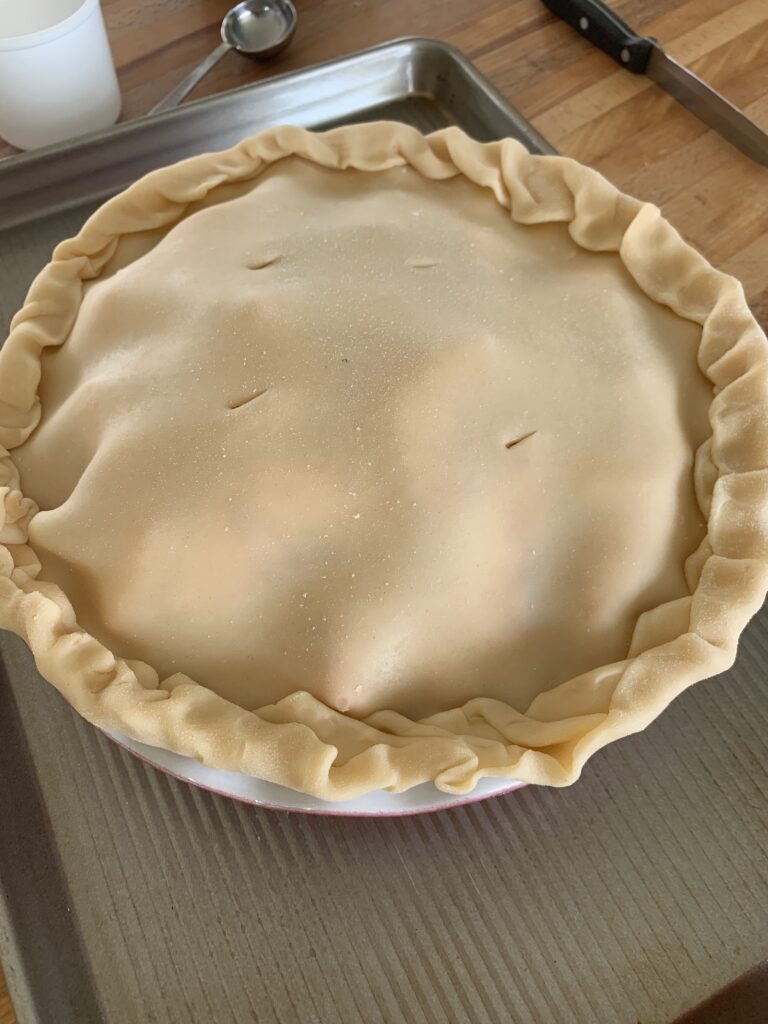 unbaked pie