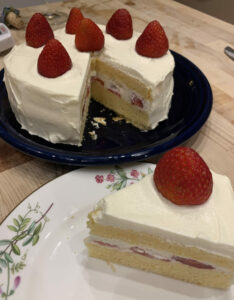 Japanese Style Strawberry Cake