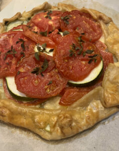 Tomato and Zucchini Pie