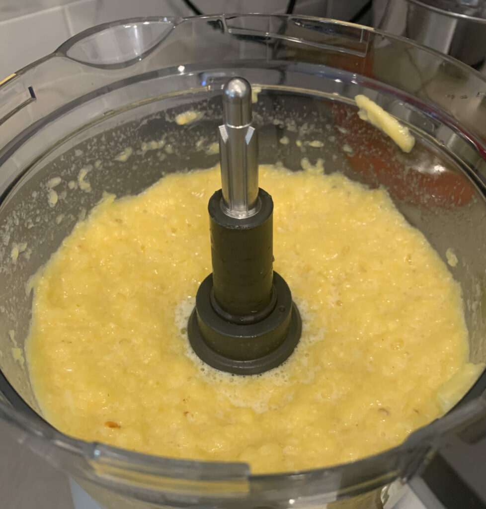 a smooth puree of pineapple