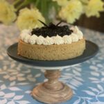 Brown Butter Maple Cake with Blueberry Compote