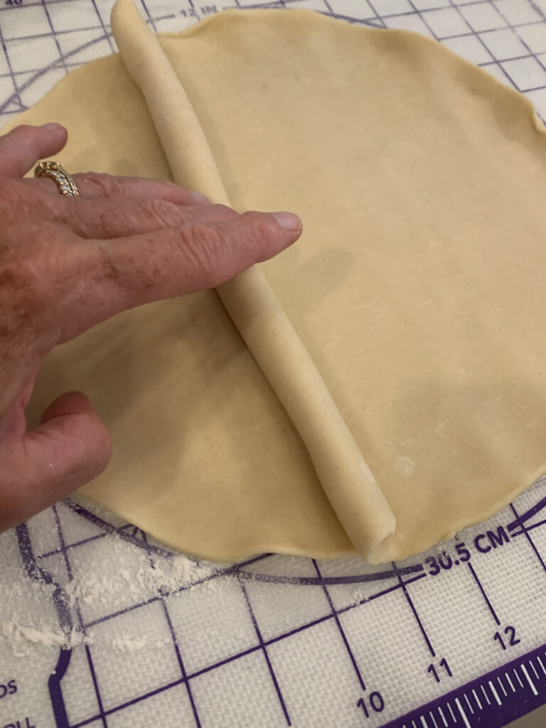 Using a double commercial pie crust