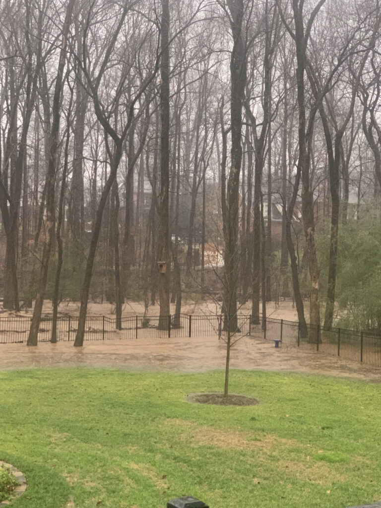 flood waters in Charlotte