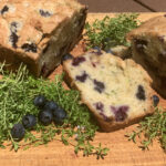 Zucchini Bread with blueberries